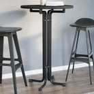 Eettafel van bewerkt hout voor eenvoudig schoon en duurzame maaltijden - Zwart / 70 x 110 cm / 1 - Eettafels