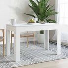 Eettafel van bewerkt hout voor elegante maaltijden in je woonkamer - Wit / 1 - Eettafels