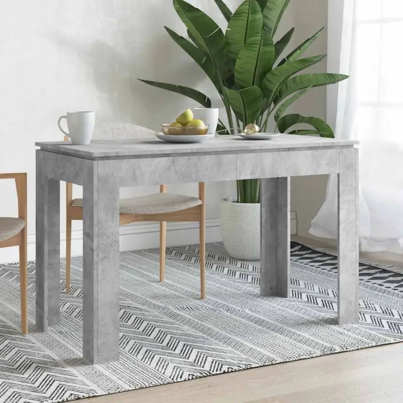 Eettafel van bewerkt hout voor elegante maaltijden in je woonkamer - Betongrijs / 1 - Eettafels