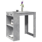 Eettafel van bewerkt hout voor stijl en duurzaamheid - Betongrijs / 1 - Eettafels