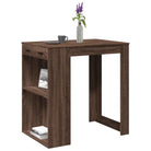 Eettafel van bewerkt hout voor stijl en duurzaamheid - bruin eikenkleur / 1 - Eettafels