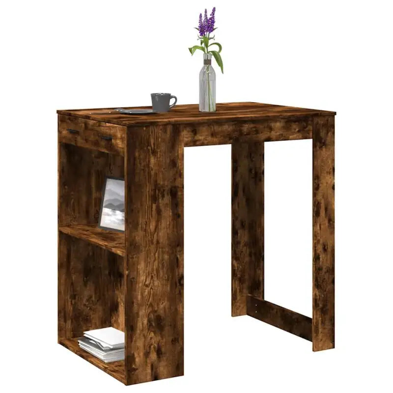 Eettafel van bewerkt hout voor stijl en duurzaamheid - Gerookt eiken / 1 - Eettafels