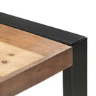 Eettafel van massief acaciahout in Industriële stijl - Eettafels