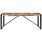 Eettafel van massief acaciahout in Industriële stijl - Eettafels