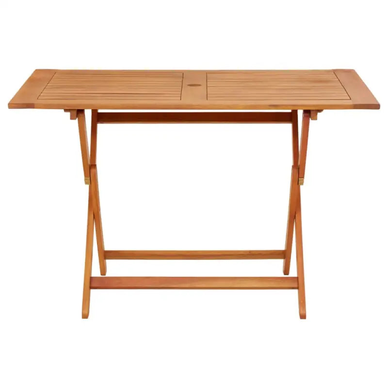 Eettafel van massief eucalyptushout voor buiten genieten - Tuintafels
