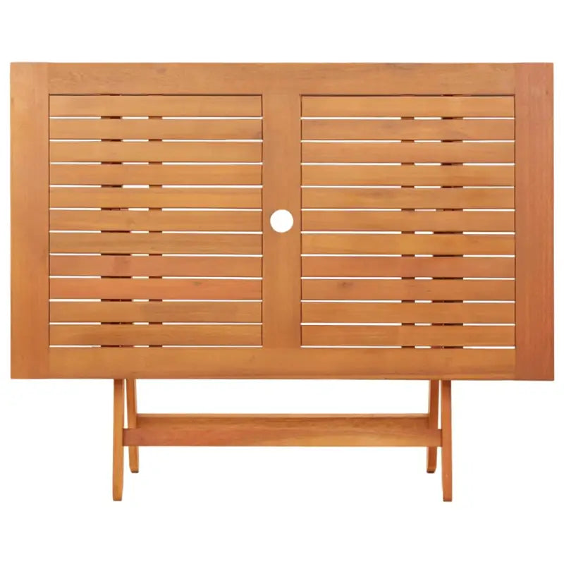 Eettafel van massief eucalyptushout voor buiten genieten - Tuintafels