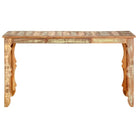 Eettafel van massief gerecycled hout met verschillende houtsoorten - Eettafels