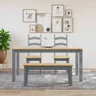 Eettafel van massief grenenhout eenvoudig schoon en minimalistisch - Eettafels