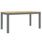 Eettafel van massief grenenhout eenvoudig schoon en minimalistisch - Eettafels