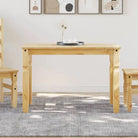 Eettafel van massief grenenhout eenvoudig schoon en stijlvolle uitstraling - 1 / Bruin / 117 cm - Eettafels