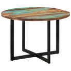 Eettafel van massief mangohout met elegant ontwerp - 110 x 75 cm / 1 / massief gerecycled hout - Eettafels