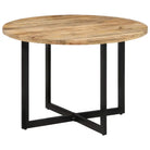 Eettafel van massief mangohout met elegant ontwerp - Eettafels
