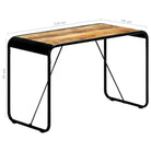 Eettafel van massief ruw mangohout met industriële charme - Eettafels