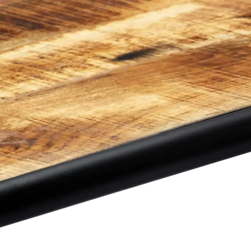 Eettafel van massief ruw mangohout met industriële charme - Eettafels