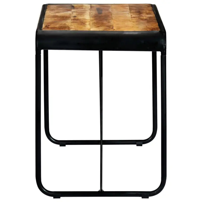 Eettafel van massief ruw mangohout met industriële charme - Eettafels