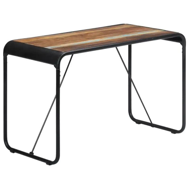 Eettafel van massief ruw mangohout met industriële charme - Multikleur / 118 x 60 x 76 cm / 1 - Eettafels