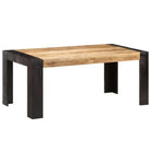 Eettafel van massief ruw mangohout voor een uniek meubelstuk - Lichtbruin / 180 x 90 x 76 cm / 1 - Eettafels