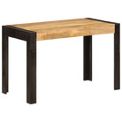 Eettafel van massief ruw mangohout voor een uniek meubelstuk - Bruin / 120 x 60 x 76 cm / 1 - Eettafels