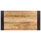 Eettafel van massief ruw mangohout voor een uniek meubelstuk - Eettafels