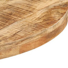 Eettafel van ruw mangohout met natuurlijke afwerking voor binnen en tuin - Eettafels
