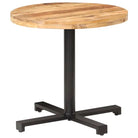 Eettafel van ruw mangohout met natuurlijke afwerking voor binnen en tuin - Eettafels