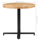Eettafel van ruw mangohout met natuurlijke afwerking voor binnen en tuin - Eettafels