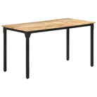 Eettafel van ruw mangohout voor een gezellige maaltijd - 140 x 70 x 76 cm / 1 - Eettafels