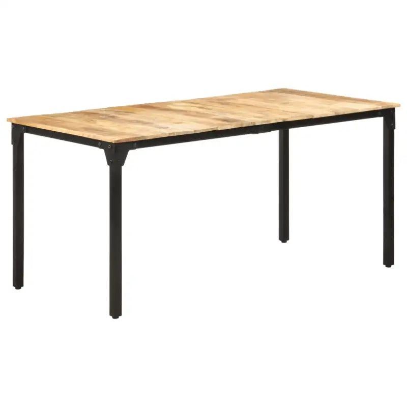 Eettafel van ruw mangohout voor een gezellige maaltijd - 160 x 80 x 76 cm / 1 - Eettafels