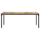 Eettafel van ruw mangohout voor een gezellige maaltijd - Eettafels