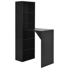 Eigentijdse bartafel voor kleine ruimtes en elegante keukens - Zwart / 1 - Eettafels