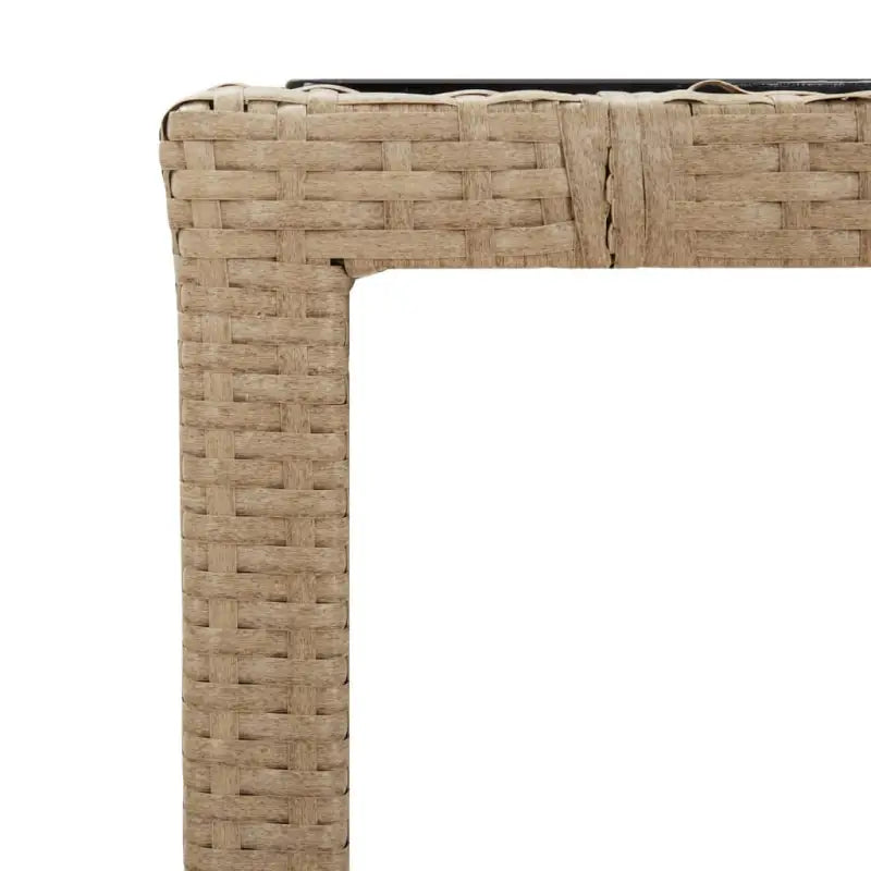 Eigentijdse tuinset van poly rattan voor dineren en ontspannen - Tuinsets