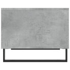 Eiken salontafel met ijzeren poten en bewerkt hout voor stijlvolle ruimtes - Betongrijs / 1 - Salontafels