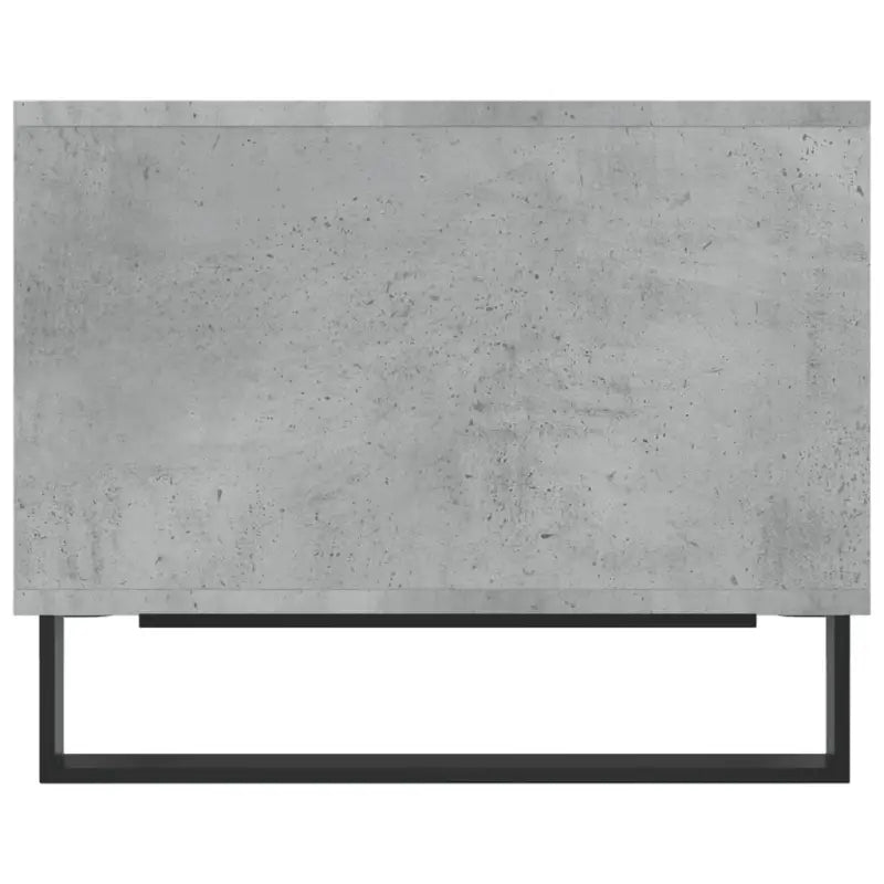 Eiken salontafel met ijzeren poten en bewerkt hout voor stijlvolle ruimtes - Betongrijs / 1 - Salontafels