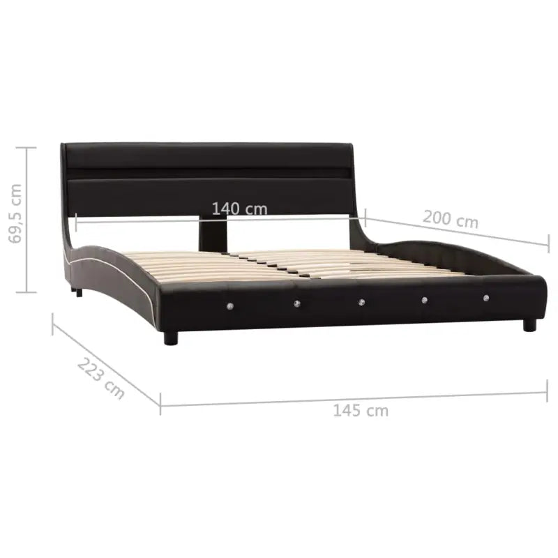 Elegant bedframe met comfortabel hoofdeinde voor een moderne slaapkamer - Bedden & bedframes