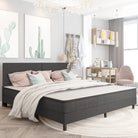 Elegant boxspringframe van MDF en metaal voor een stijlvolle slaapkamer - 200 x 200 cm / 24.5 cm - Bedden & bedframes