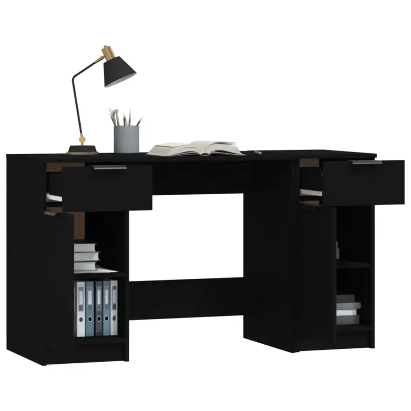 Elegant bureau van bewerkt hout voor studeer- en werkkamers - Bureaus