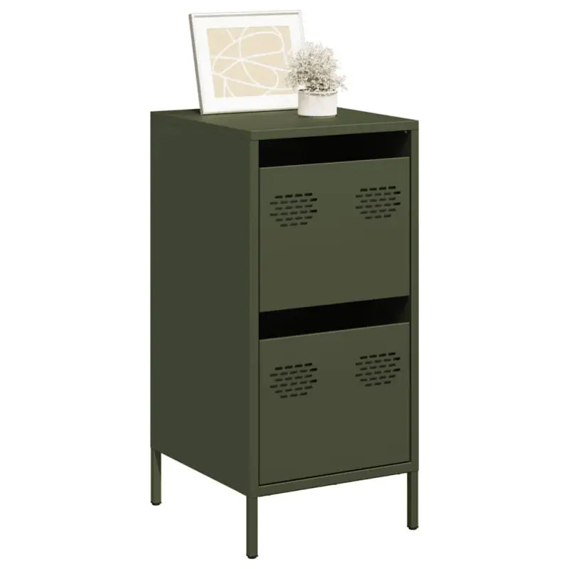 Elegant dressoir met robuust koudgewalst staal voor huis en kantoor - Groen / 1 - Dressoirs & buffetkasten