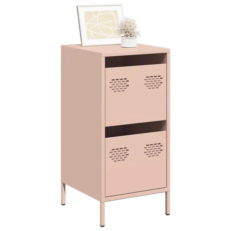 Elegant dressoir met robuust koudgewalst staal voor huis en kantoor - Roze / 1 - Dressoirs & buffetkasten