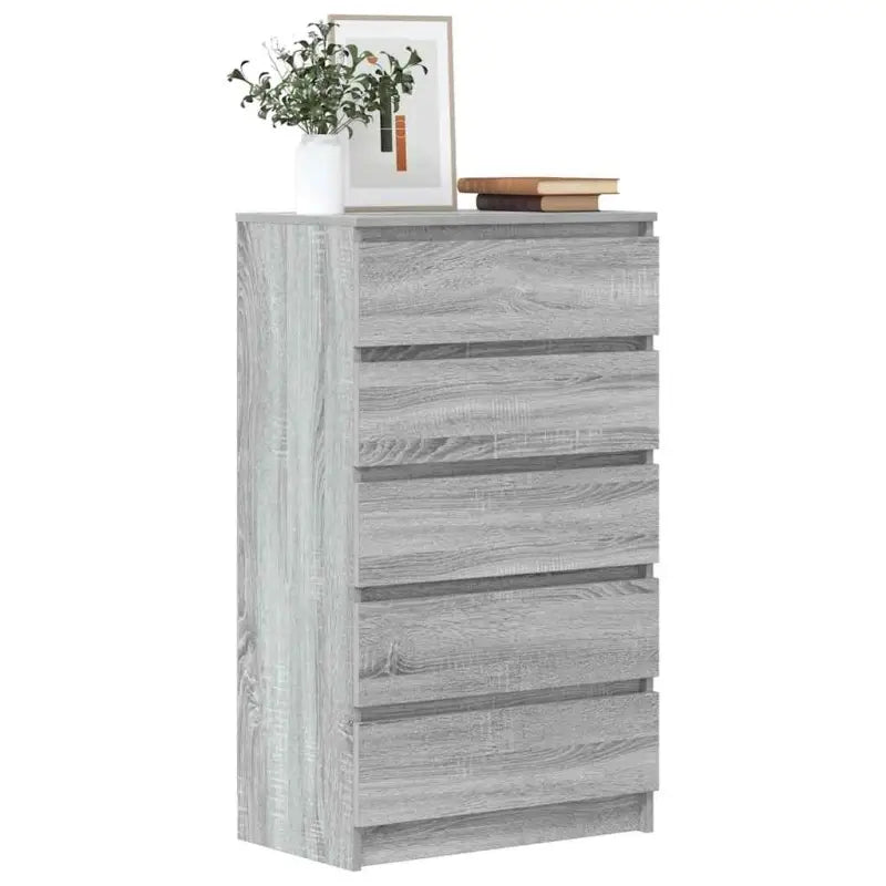 Elegant dressoir van bewerkt hout dat gemakkelijk schoon te maken - Grijs sonoma / 1 - Dressoirs & buffetkasten