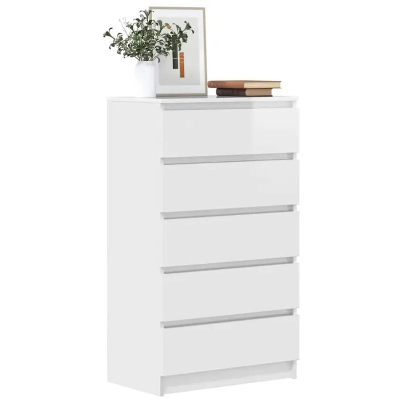Elegant dressoir van bewerkt hout dat gemakkelijk schoon te maken - Hoogglans wit / 1 - Dressoirs & buffetkasten