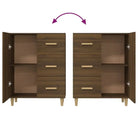 Elegant dressoir van bewerkt hout dat gemakkelijk schoon te maken - Dressoirs & buffetkasten