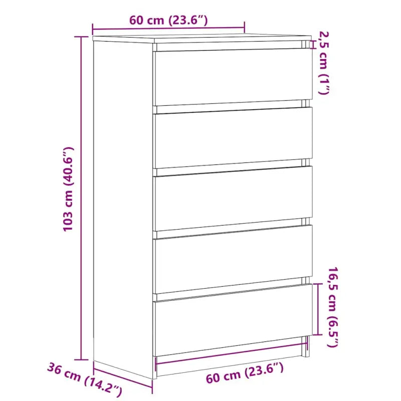 Elegant dressoir van bewerkt hout dat gemakkelijk schoon te maken - Dressoirs & buffetkasten