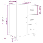 Elegant dressoir van bewerkt hout dat gemakkelijk schoon te maken - Dressoirs & buffetkasten