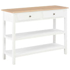 Elegant Dressoir van MDF voor een nette en duurzame woning - Wit en houtkleur / 110 x 35 x 80 cm / 1 - Dressoirs &