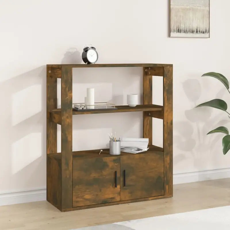 Elegant dressoirs van bewerkt hout met hoge kwaliteit en stabiliteit - Gerookt eiken / 1 - Dressoirs & buffetkasten