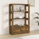 Elegant dressoirs van bewerkt hout voor een stijlvolle woonruimte - Gerookt eiken / 1 - Dressoirs & buffetkasten