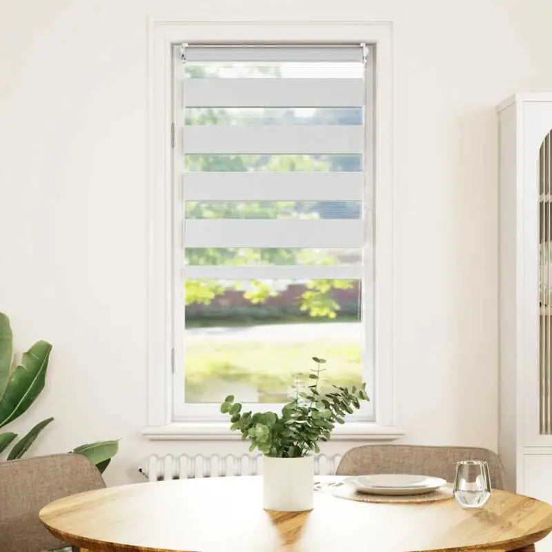 Elegant duo rolgordijn voor een moderne en stijlvolle woning - Wit / 60 x 120 cm - Jaloezieën & rolgordijnen