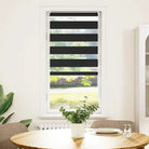 Elegant duo rolgordijn voor een moderne en stijlvolle woning - Zwart / 80 x 150 cm - Jaloezieën & rolgordijnen