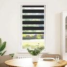 Elegant duo rolgordijn voor een moderne en stijlvolle woning - Zwart / 40 x 100 cm - Jaloezieën & rolgordijnen