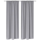 Elegant gordijnen en vitrages met levering bevat voor privacy en stijl - Grijs / 135 x 245 cm / 2 - Gordijnen & vitrages